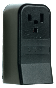 Pass & Seymour 3852 Power Outlets 50 A 250 VAC 2P 3W Surface Mount Receptacle