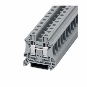 Cutler-Hammer XBUT10 IEC-XB Series Standard Feed-Thru Terminal Block 10.2mm 600VAC 65A DIN