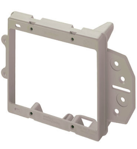 Pass & Seymour On-Q AC100902 2-Gang Low Voltage Face Mount Bracket for New Construction