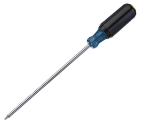 Ideal 35-692 Screwdriver, #1 Square Recess, CRV Steel Shank, 12-5/16 in OAL, Nickel Chrome Plated