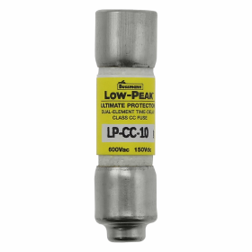 Bussmann LP-CC-10 10A 600V Time Delay Low Peak CC Fuse