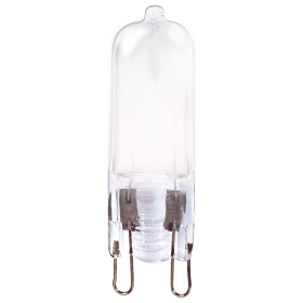 Satco S4647 T4 Halogen Lamp, 40 Watts, Bi-Pin G9 Double Loop Base, 450 Lumens, Warm White