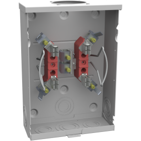 Milbank U7487-RL-TG-KK 4 Terminal Ringless Small Hub Open Triplex Ground Horn Bypass 125 Ampere 125A