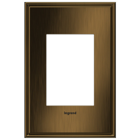 Pass & Seymour adorne AWC1G3COF4 adorne Coffee 1-Gang+ Screwless Wall Plate