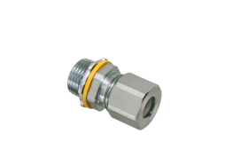 Arlington LPCG50S 1/2 in Zinc Plated Steel Strain Relief Cord Connector .2-.472 in Cable Opening