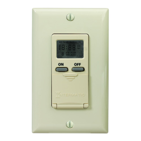 Intermatic EI500C 7-Day Standard Programmable Timer 125 VAC 15A Ivory