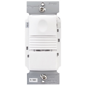 Pass & Seymour PW301W Wattstopper PIR Multi-Way Single-Relay Wall Mounted Occupancy Sensor 800W at 120V/1200W at 277V White