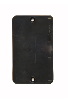 Pass & Seymour 3054BK 1-Gang Blank Cover Plate Black