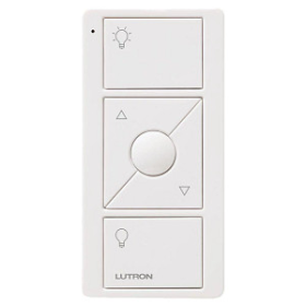 LUTRON PJ2-3BRL-WH-L01R PICO 3-BUTTON REMOTE CONTROL 434 MHZ WHITE