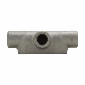 Crouse-Hinds Condulet T47 Type T Conduit Body 1-1/4 in Hub 7 Feraloy Iron Alloy Electro-Galvanized/Aluminum Acrylic