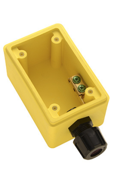 Pass & Seymour FD2-1 Watertight Straight Blade Back Box With 1/2 in Feed-Through NPT Opening, 4.92 in H x 3.17 in W x 2.62 in D