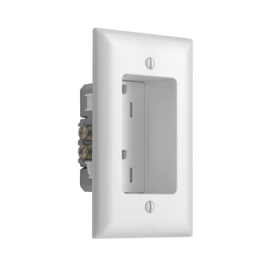 Pass & Seymour R-885TRWCC6 Straight Blade Duplex Receptacle, 125 VAC, 15 A, 2 Poles, 3 Wires, White