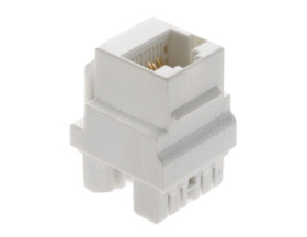 Pass & Seymour WP3458-WH Cat 5e Keystone Connector