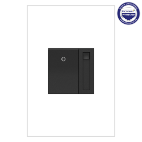 Pass & Seymour adorne ADPD453LG2 adorne 450W CFL/LED Paddle Dimmer Graphite with Microban