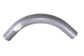 Kraloy 078548 40STD3590 Plain End Standard Radius Conduit Elbow 3-1/2 in Trade 90 deg PVC