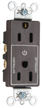 Pass & Seymour 26252CHBL Decorator 15A Half-Controlled Plug Load Duplex Receptacle Blue