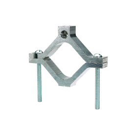 Burndy GC15A GC-A Dual Rated Mechanical Grounding Clamp 1/2 to 1 in 14 to 1/0 AWG Conductor Aluminum