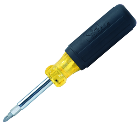 Ideal 35-910 10-in-1 Screwdriver and Nutdriver, #1, #2, #10, #15, 1/4, 3/16 in Phillips, Slotted, Square Recess, Torx