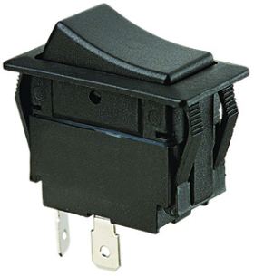 Ideal 774045 Full-Size Rocker Switch, 20 A at 125 VAC, 15 A at 227 VAC, 2 A at 110 to 250 VAC, SPST, 1 Pole