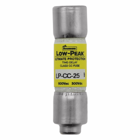 Bussmann LP-CC-25 25A 600V Time Delay Low Peak CC Fuse