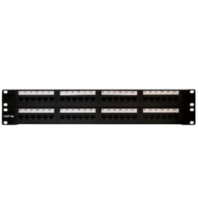 Pass & Seymour On-Q 48845C5E Discontinued - Cat 5e 48-Port Rack Mount Patch Panel