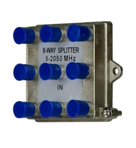 Pass & Seymour On-Q VM0208 8-Way 2GHz Vertical Coax Splitter