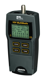 Ideal 33-856 Voice/Data/Video Multimedia LCD-Based Wiremapper and Cable Tester