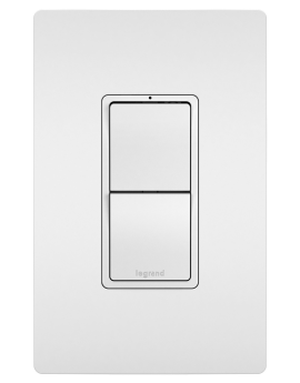 Pass & Seymour radiant RCD33W 3-Way Combination Switch 15 A 120 VAC 3 Poles