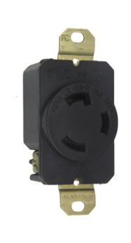 Pass & Seymour L530R 30A NEMA L530 Single Receptacle Twistlock 125 VAC 3W