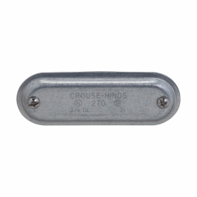 Crouse-Hinds 670 2 In. Form 7 Wedge Nut Conduit Body Cover Sheet Steel