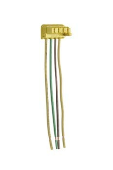 Pass & Seymour PTS6STR4277BP PlugTail Switch Right Angle with WAGO Connector 4-Wire 6-in Stranded THHN12 for 277V Applications