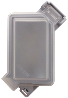 Pass & Seymour WIUC10-FRED Extra Duty Weatherproof While-In-Use Cover, 5.42 in L x 3.47 in W x 3.29 in D, Polycarbonate Glass