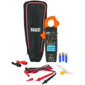 Klein Tools CL445 HVAC Clamp Meter Auto-Ranging TRMS NCVT Measures Voltage & 65064 Hex Head 2-in-1 Nut Driver 1/4-Inch and