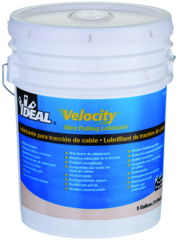 Ideal Velocity 31-278 Wire Pulling Lubricant, 5 gal Bucket, Gel, Ivory, 0.98