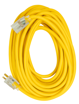 Southwire 1688SW0002 01688-00-02 12-3 SJEOW Extension Cord 50' Yellow Polar Solar -67 Temp W/ Indicator