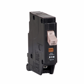 Cutler-Hammer CHF115 CHF 1-Pole 15A 120/240VAC 10kA Circuit Breaker