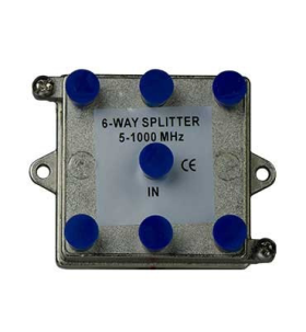 Pass & Seymour On-Q VM0106 6-Way 1GHz Vertical Coax Splitter