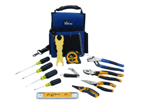 Ideal LaserEdge 35-790 Electrician's Hand Tool Kit, Bag Tool Storage, 13 Pieces