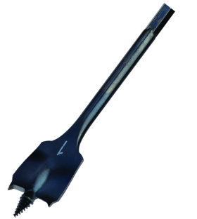 Ideal Power-Spade 36-421 Power Spade Bit, 1 in Dia, 6 in OAL, 1/4 in Shank