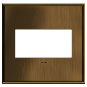 Pass & Seymour adorne AWC2GCOF4 adorne Coffee 2-Gang Screwless Wall Plate