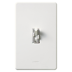 Lutron AY2-LFSQ-WW Ariadni 3-Speed Fan Control and SP Dimmer Preset White