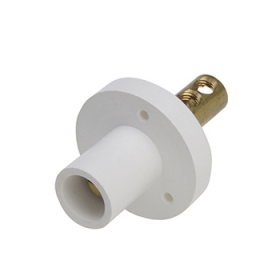 Pass & Seymour PSMMRW 15 Series Cam-Type Male Single Pole Receptacle, 600 VAC, 150 A, 8 to 2 AWG Wire, Double Set Screw, NEMA 3R/4