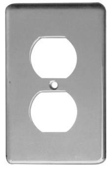 Kraloy 078889 F-Series Single Gang Plate Duplex Receptacle DRC 15/10