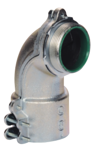 Sepco C36T 3/4 in MC 90 Degree Insulated Squeeze Connector Malleable Iron