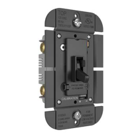 Pass & Seymour TSDLV1103PBK Toggle Slide Dimmer Magnetic Low Voltage Single Pole / 3-Way 1100VA Black TSDLV1103PBK