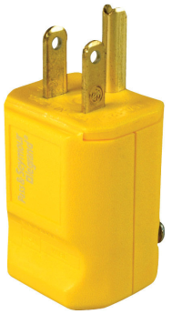 Pass & Seymour PS5965Y MaxGrip M3 Plug Yellow 15 A 125 VAC 3W