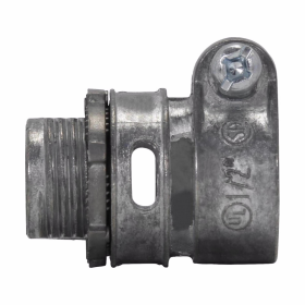 Crouse-Hinds 709DC 3/4 In. Flexible Metallic Conduit Squeeze Connector Zinc Die Cast