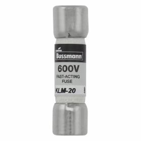 Bussmann KLM-20 20A 600V Fast Acting Midget Fuse