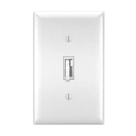 Pass & Seymour TSD703PTUW TradeMaster Tru-Universal Single Pole/3-Way Toggle Slide Dimmer Preset White