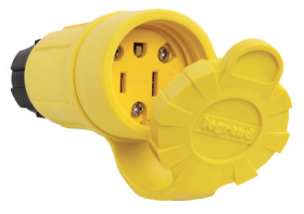 Pass & Seymour 15W47 15A 125V Watertight Connector Yellow 3W